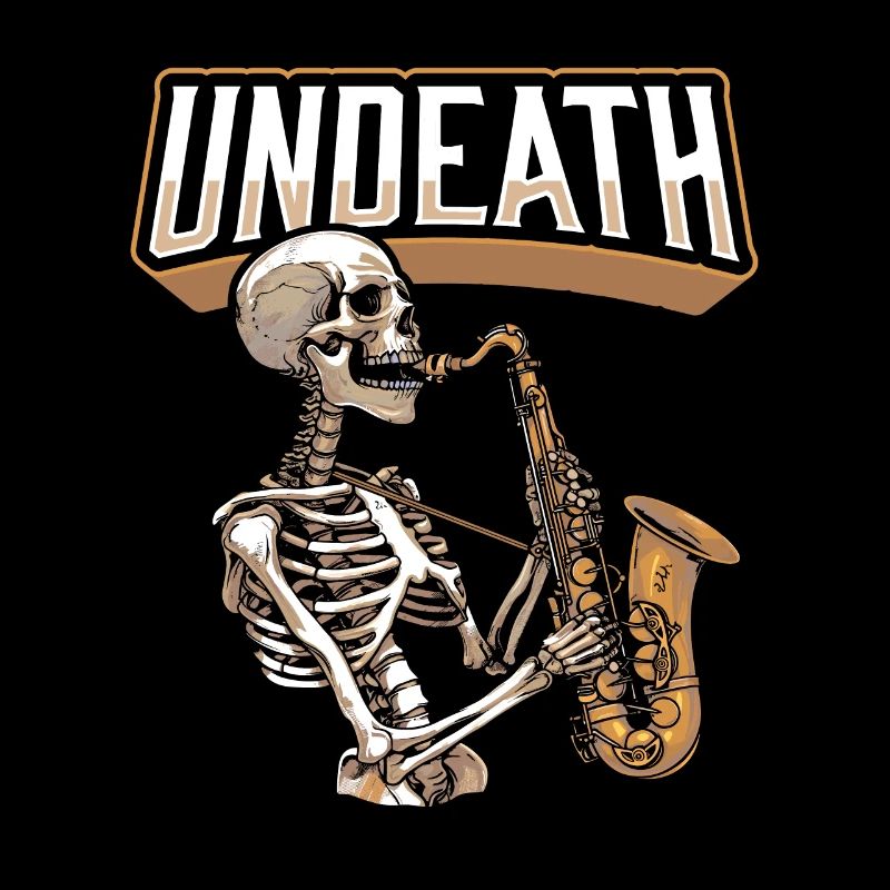 Saxophone Saxophone Skeleton Undeath