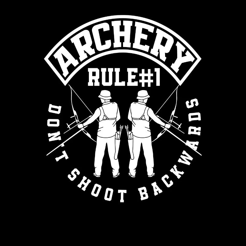 Bogen Bogenschießen Spruch Geschenkidee