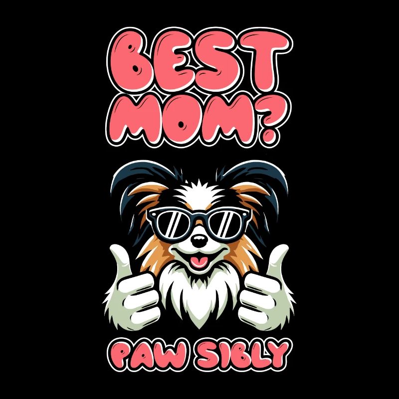 Papillon Mutter Meilleure Maman Pawsibly