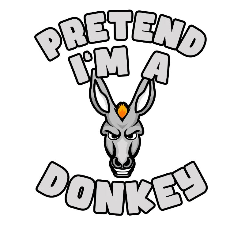 Pretend I'm a Donkey – Einfaches Esel-Kostüm