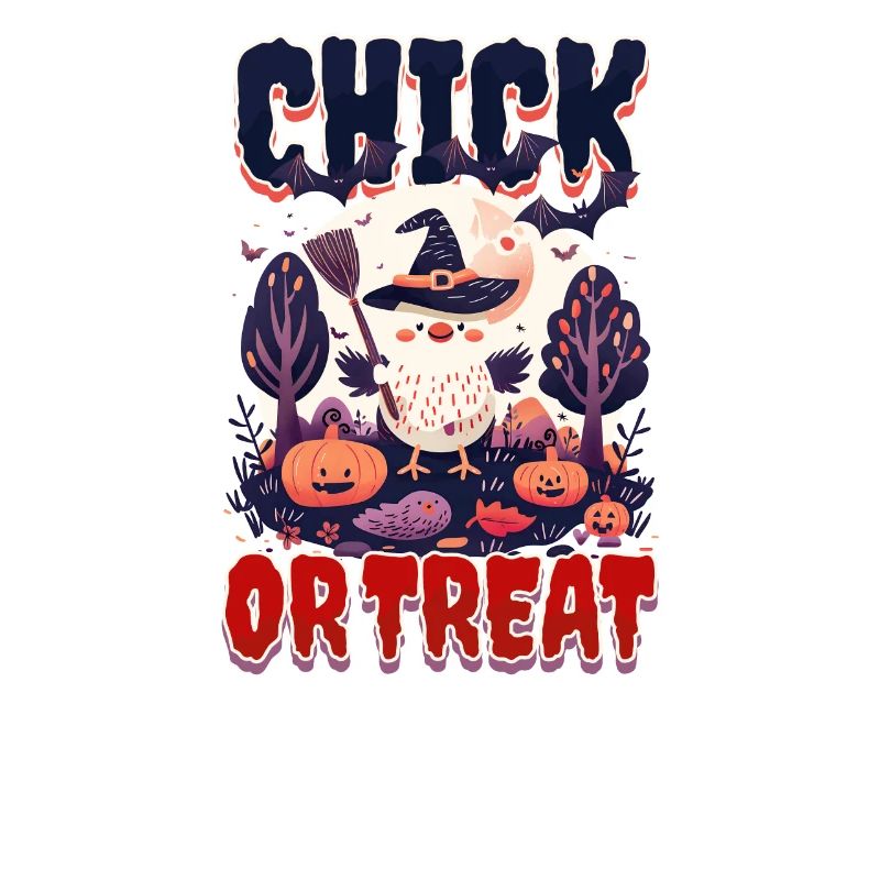 Halloween Huhn Küken oder Leckerli