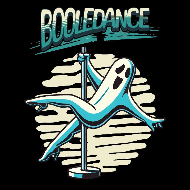 Funny Boolean Dance Saying Pole Dance Ghost