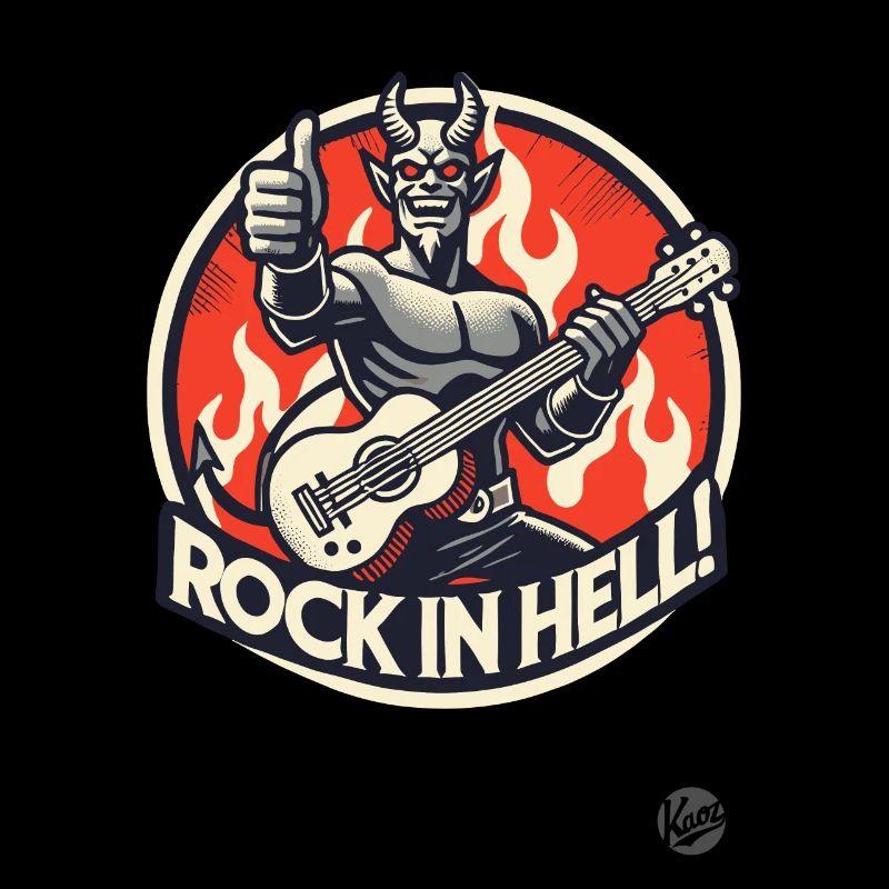 Devilish Guitar Player – Rock in Hell