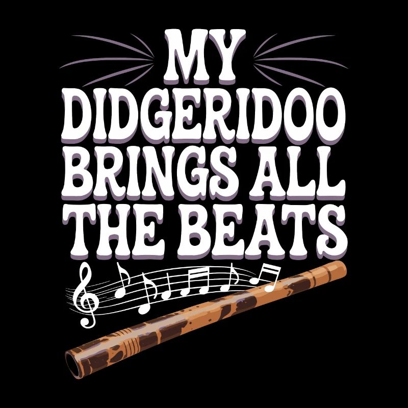 Didgeridoo Player Embracing Aboriginal Instrument