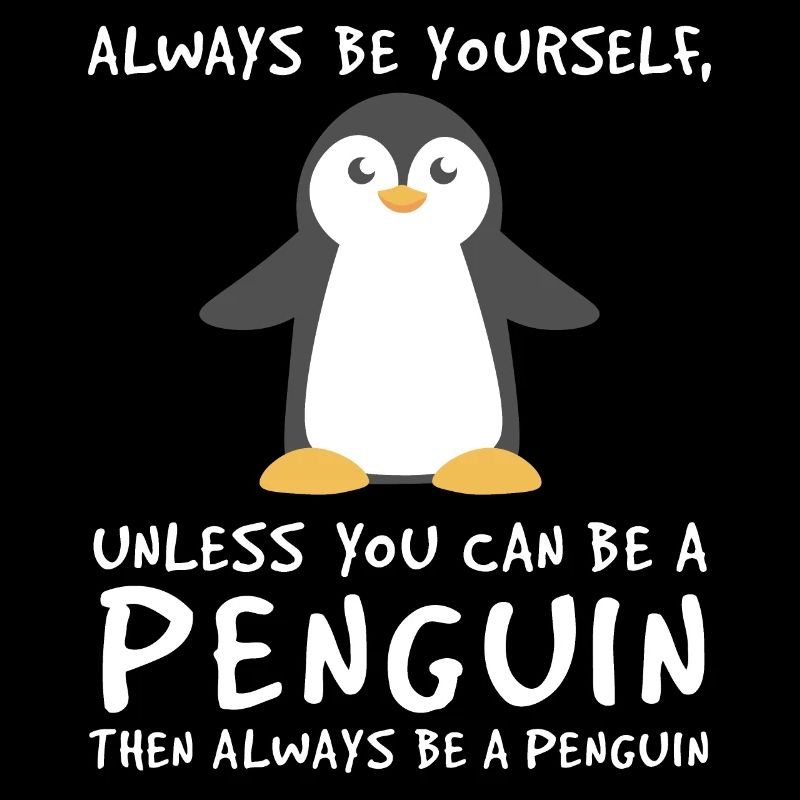 Sei ein Pinguin Winter Seevogel Pinguin