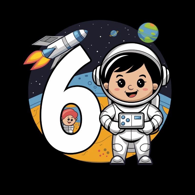 6e anniversaire astronaute aventure spatiale pour les garçons
