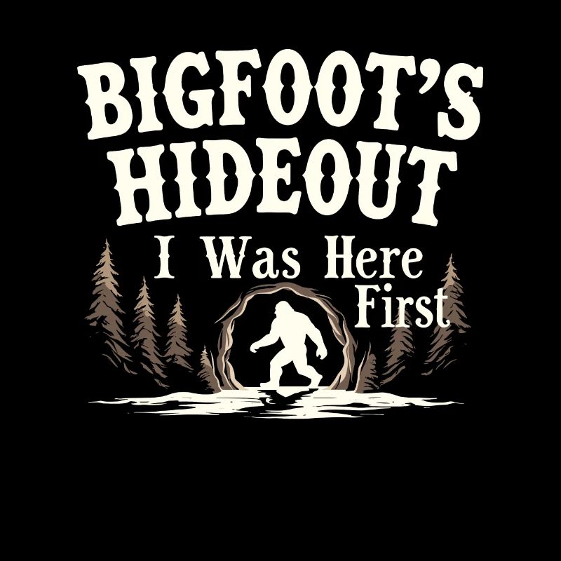 Bigfoot croyant Sasquatch Cryptide Créature de la forêt