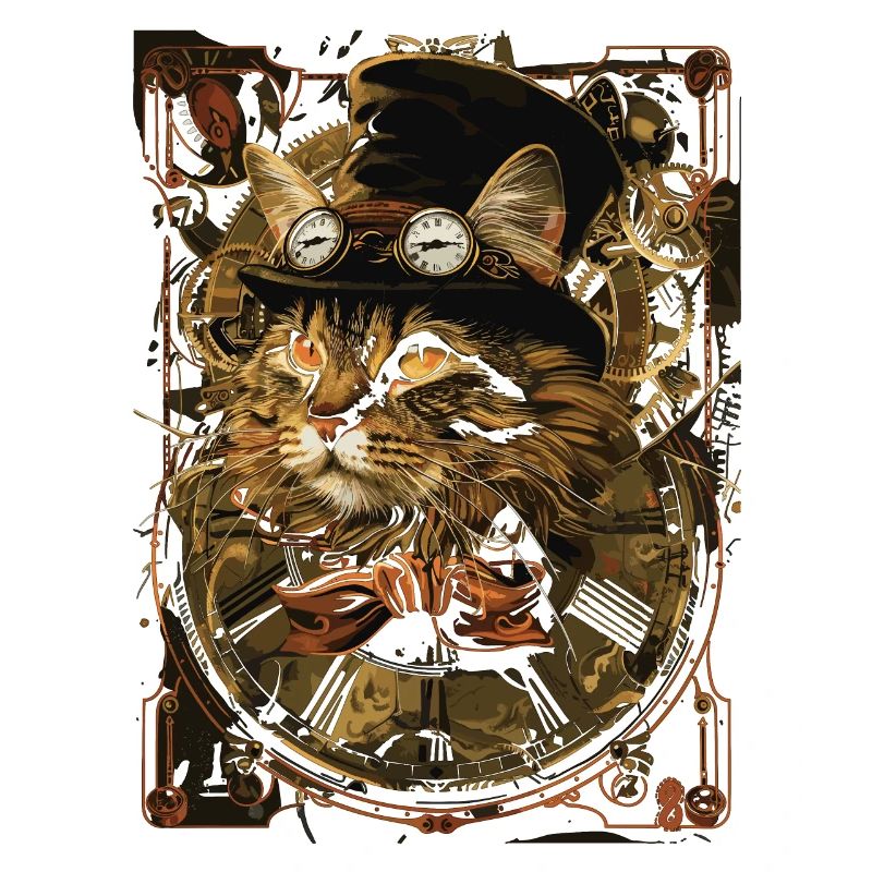 Steampunk cat