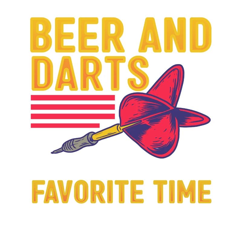 Bière et fléchettes Mon temps préféré Fléchettes
