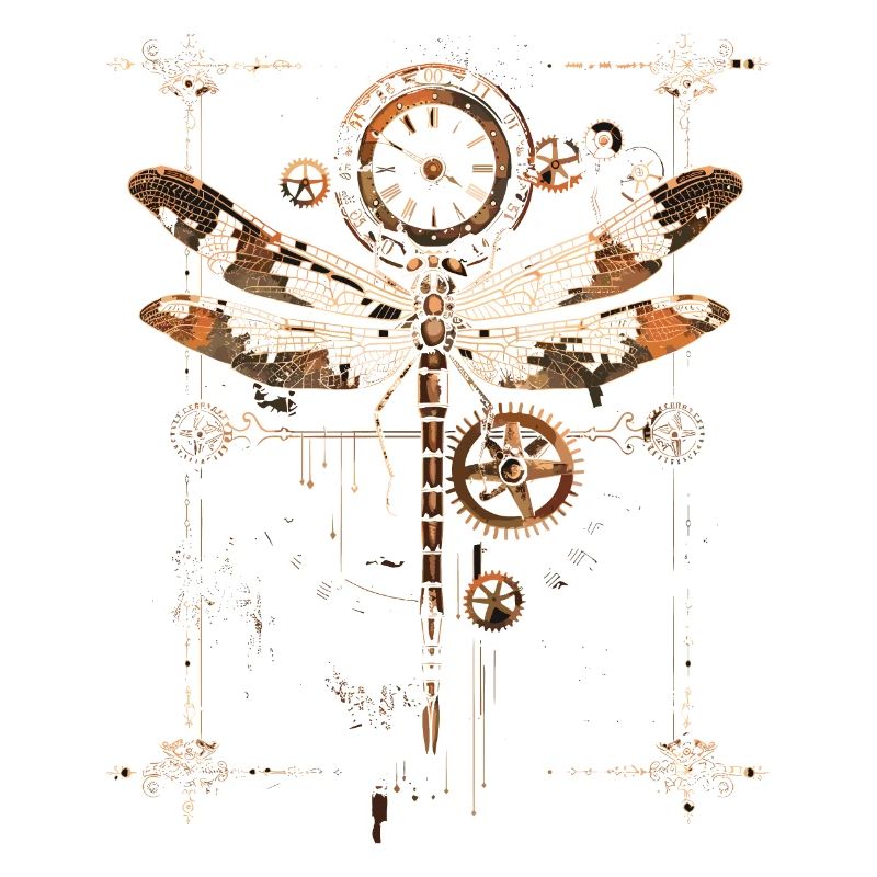 Libellule steampunk