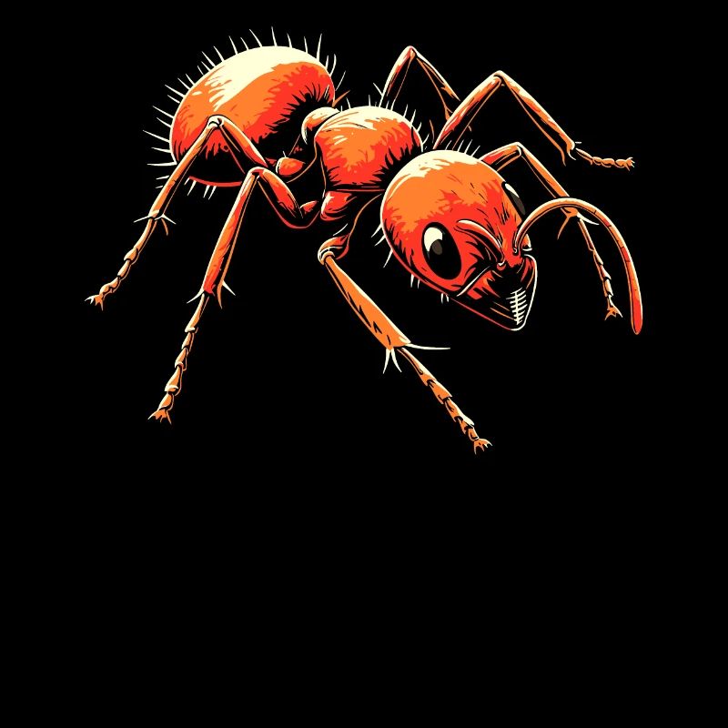 fourmi fourmi de forêt fourmi de feu insecte fourmis mignonnes