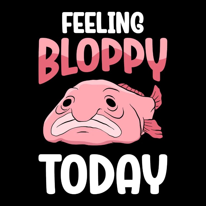 Drôle de poisson Blobfish mignon