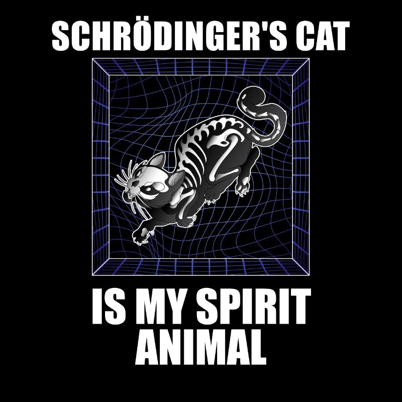 Physik Quanten Nerd Dead + Alive Schrödingers