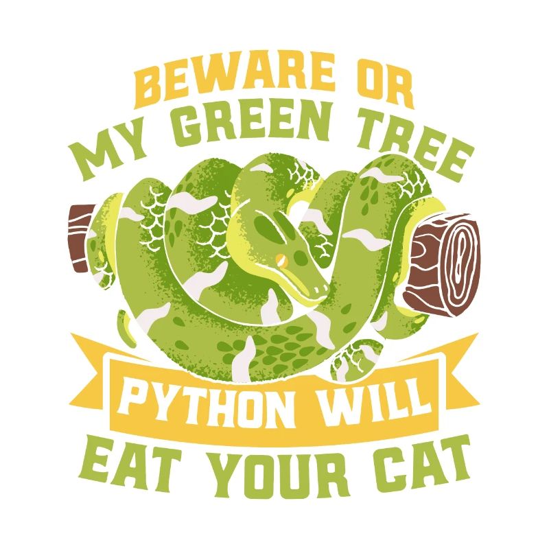 Python arborescent vert