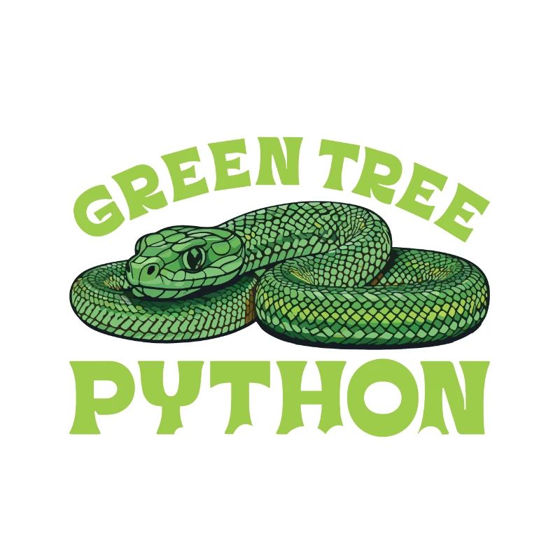Python arborescent vert
