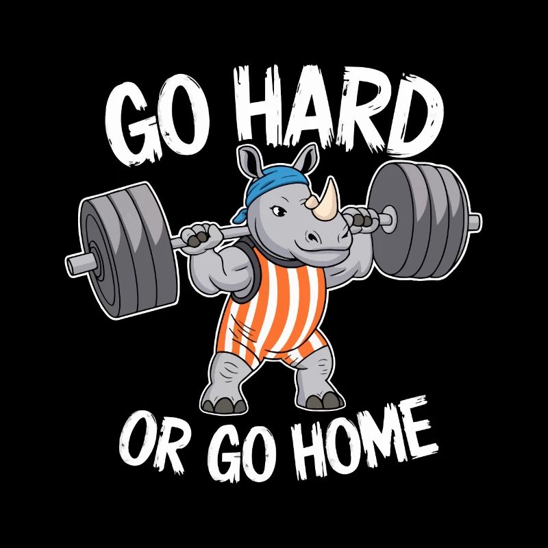 FITNESSSTUDIO, HART ARBEITEN ODER NACH HAUSE GEHEN