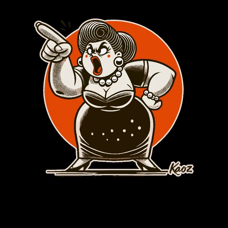 Big Mama schimpft mit dir