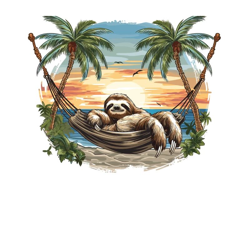 Sloth Hammock, Beach, Chill