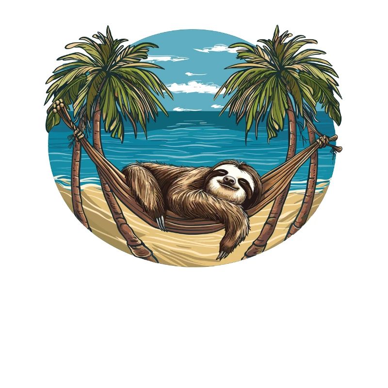 Sloth Hammock, Beach, Chill