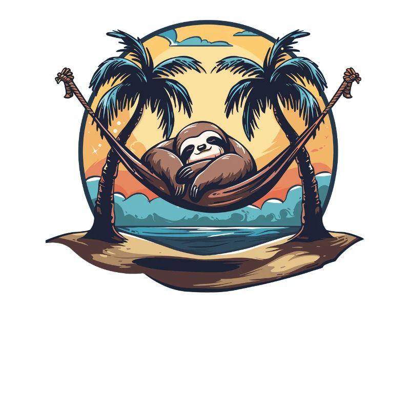 Sloth Hammock, Beach, Chill