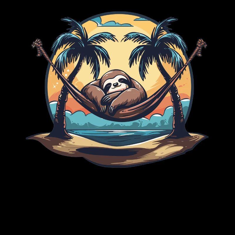 Sloth Hammock, Beach, Chill