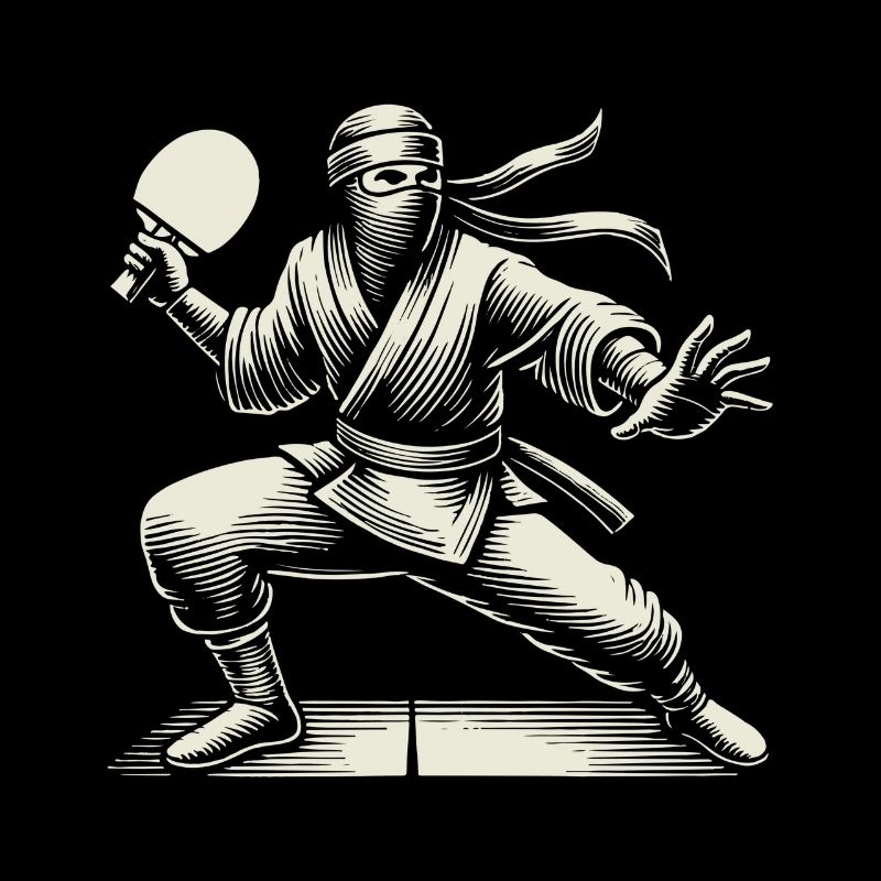 Ninja Tennis de table Combattant Ping Pong Master