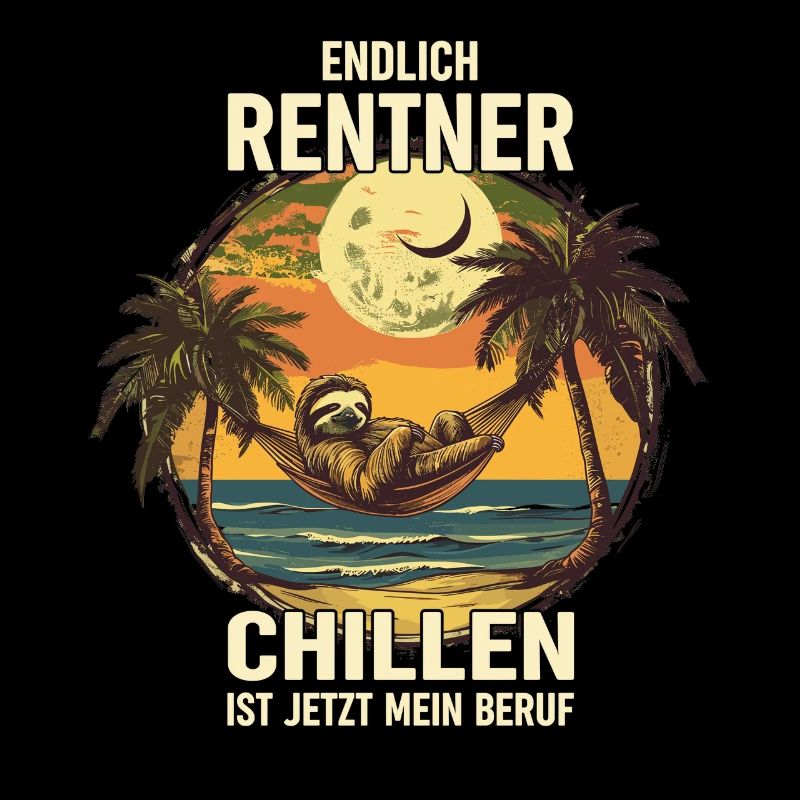 "Finally Pensioner" Chilling Sloth