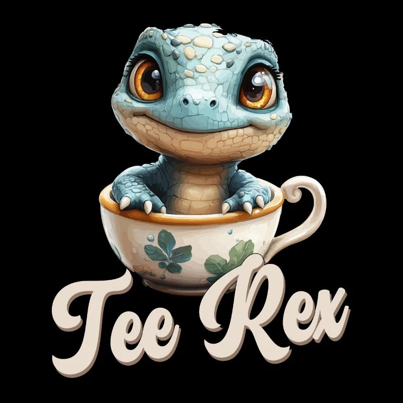 Jeu de mots drôle Dino Tee Rex