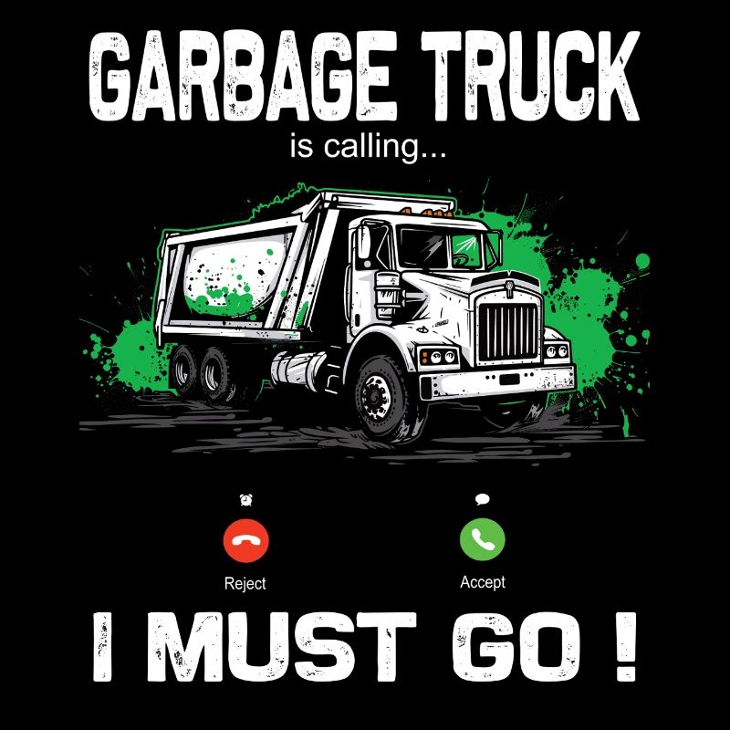 Garbage truck driver for sanitation workers