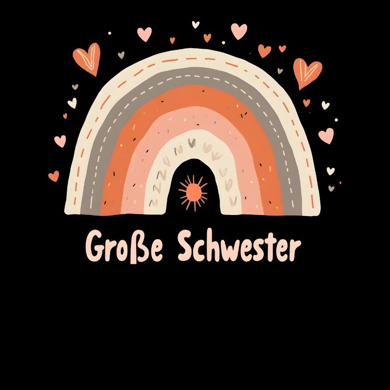 Große Schwester Regenbogen Boho