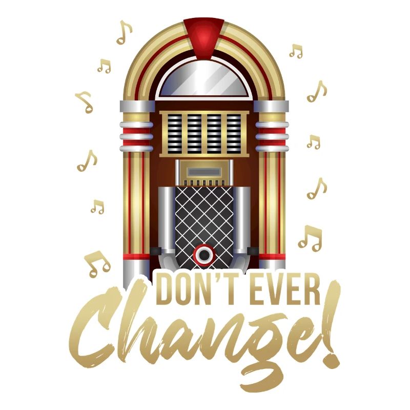 Don't Ever Change Retro Music Machine Jukebox