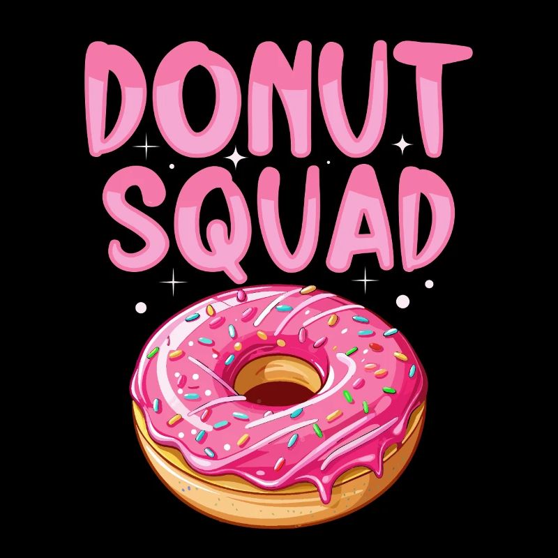Donut Squad Beignet Collations sucrées Dessert Drôle