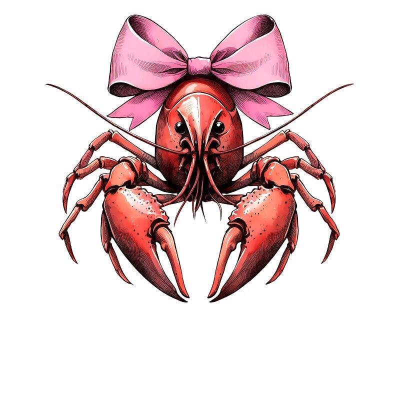 Coquette Bogen Langusten Flusskrebs Muttertag Rosa