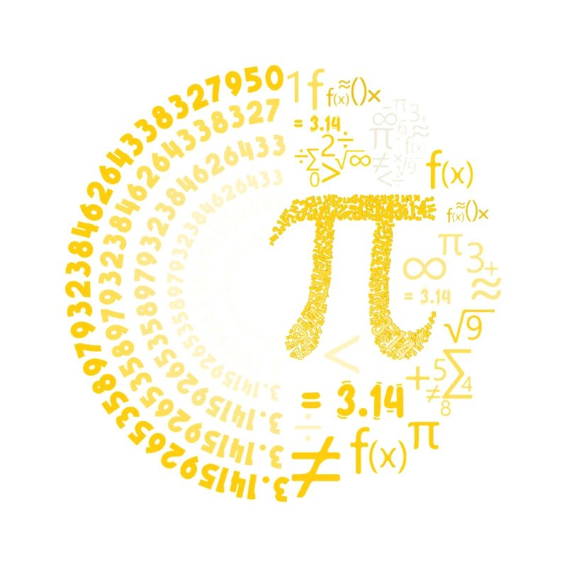 Conception de spirale Pi Day Math Lover