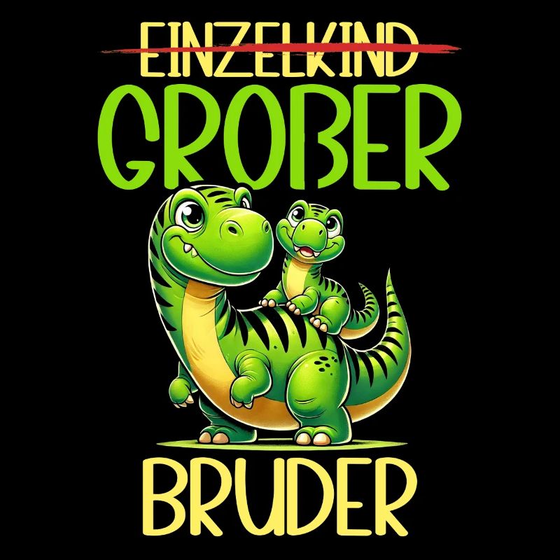 Großer Brudersaurus Dinosaurier Bruder