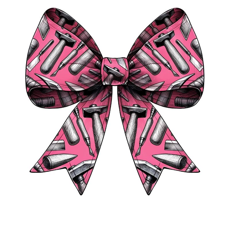 Coquette Bow Sculpting Sculptor Pattern Pink