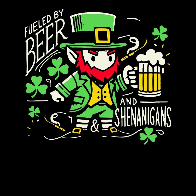Fête de la Saint-Patrick avec de la bière et des blagues