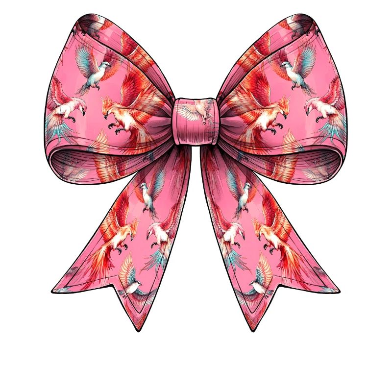 Coquette Bow Phoenix Muster Mythical Eagle Mädchen