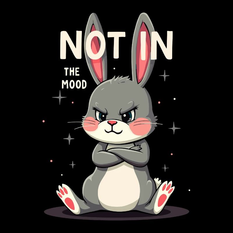 Lapin Conception d’animaux sarcastiques