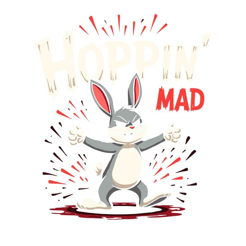 Lapin Conception d’animaux sarcastiques