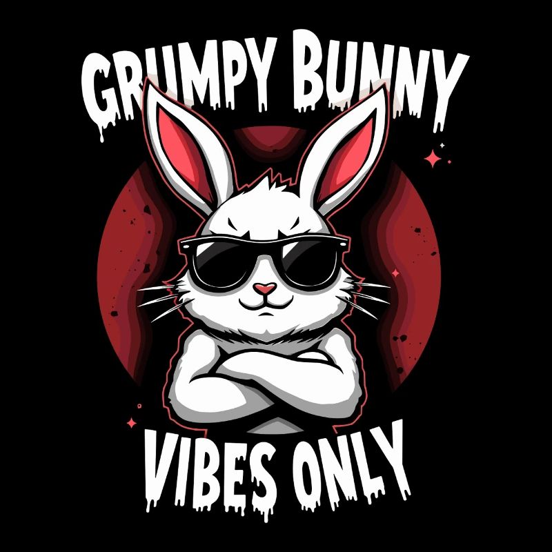 Lapin Conception d’animaux sarcastiques