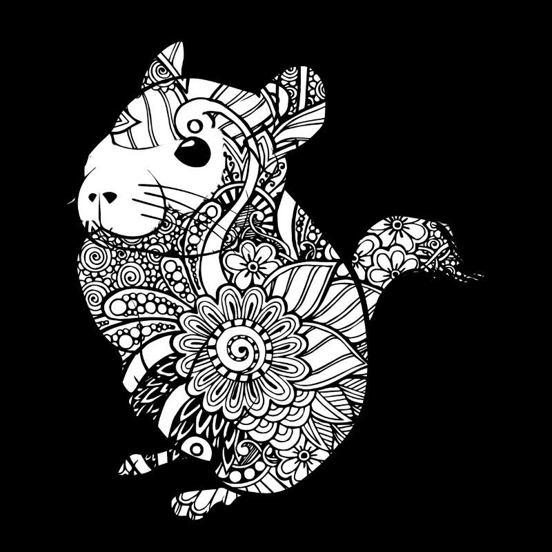 Chinchilla Chinchilla Floral Pattern