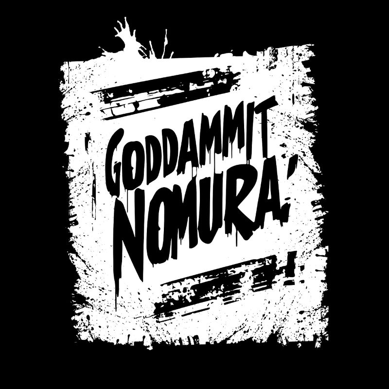 Goddammit Nomura – Conception de graffitis