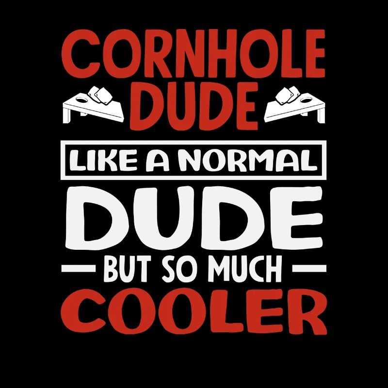 Cornhole Dude Cooler Cornhole Lover