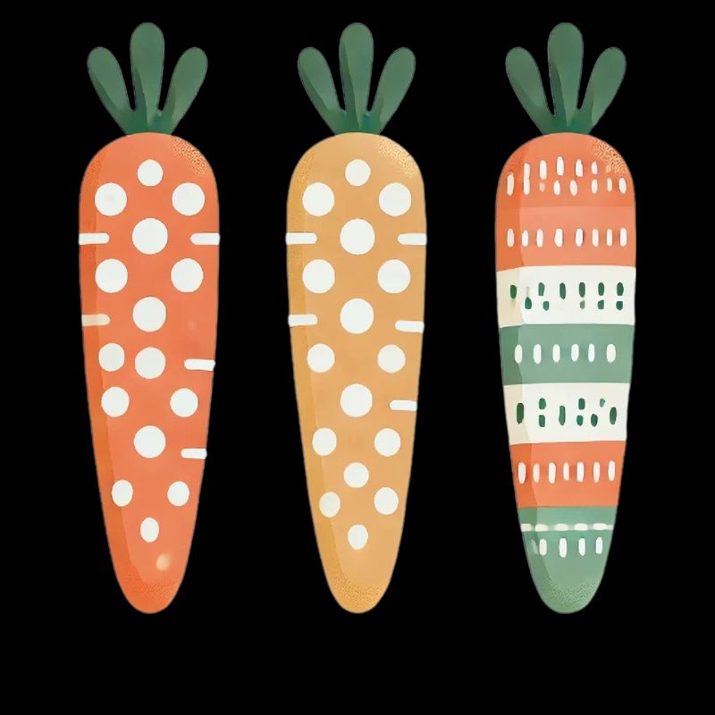 Cute Carrot Pattern Easter Joy