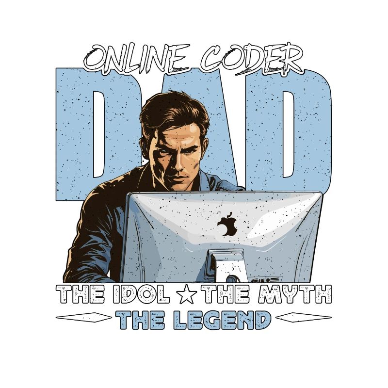 Codeur en ligne Papa L’idole Le mythe Le développeur