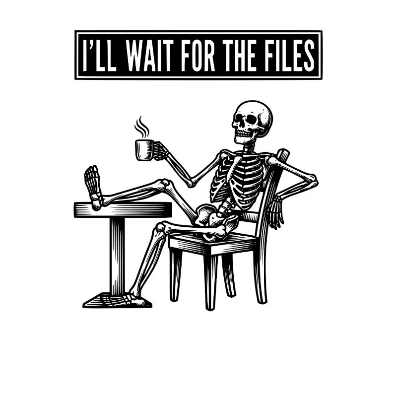 Waiting Skeleton Meme Project Manager Office