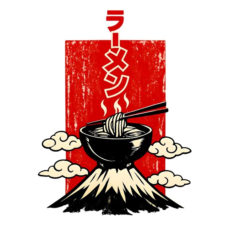 Ramen ラーメン Shell on Volcano Japan Style