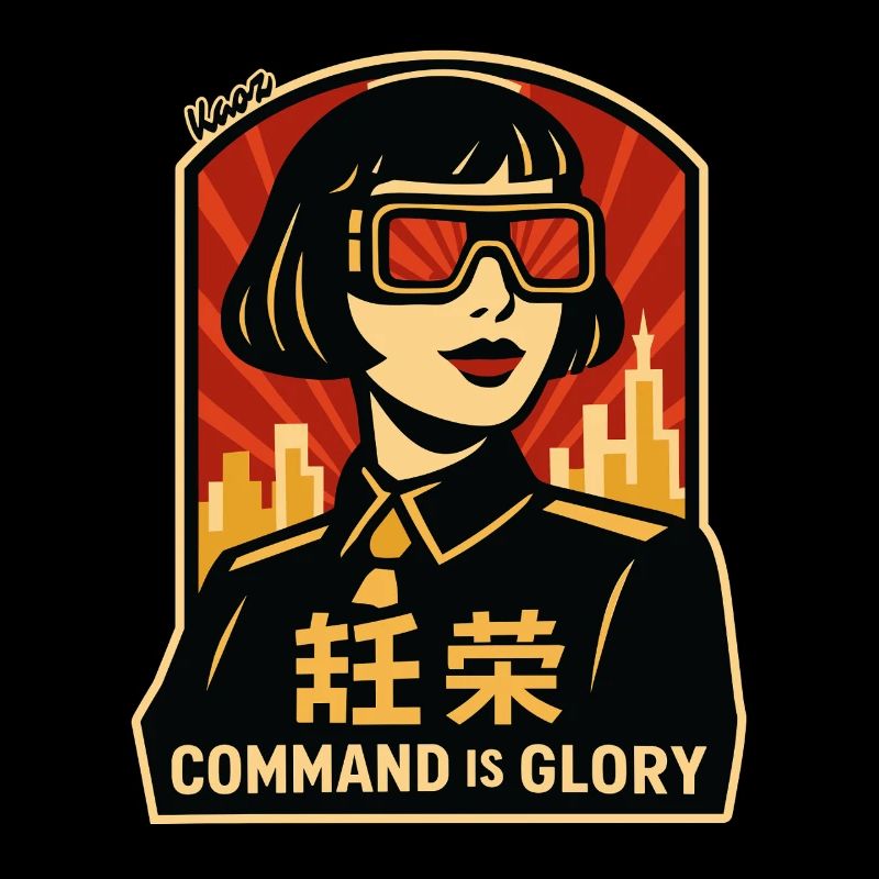 Affiche rétro de Command Is Glory