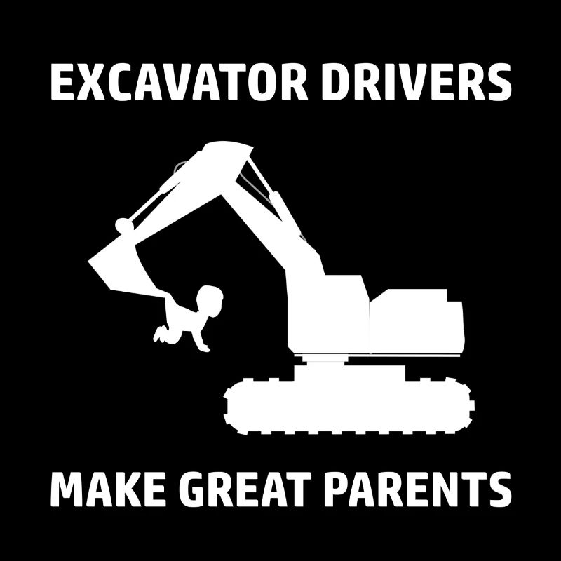 Excavator Excavator Driver Design Construction Worker Construction Machine